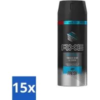 Axe - Deodorant Bodyspray - 48hrs Fresh - Ice Chill - Frozen Mint & Lemon - 150 ml - Bulkverpakking - 15 stuks