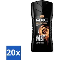 Axe - 3-in-1 Douchegel - Dark Temptation - Dark Chocolate - 250 ml - Bulkverpakking - 20 stuks