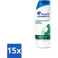 Head & shoulders 15 x - Anti-Roos Shampoo - Jeukende Hoofdhuid - 285 ml - Jeukende Hoofdhuid - Anti-roos Shampoo - Roosvrij Haar - Hoofdhuid Verzorging - Jeuk Beheersen