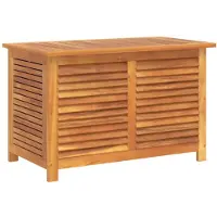 vidaXL Tuinbox met jaloezieën 90x50x56 cm massief acaciahout