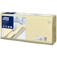 Tork 477868 soft lunchservet advanced champagne 33x33 cm 3-laags 1500 stuks (477868)
