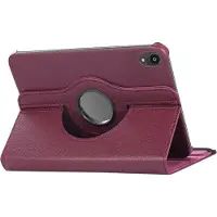 Mobigear Tablethoes geschikt voor Apple iPad Mini 6 (2021) Hoes | DuoStand Draaibare Bookcase - Paars