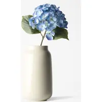 HEMA Vaas ⌀15x30cm Bink Keramiek Wit (wit)