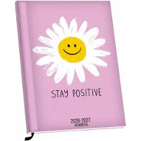 Plenty Gifts Agenda 2027 – 18-maanden agenda – Stay Positive Agenda 2026-2027 – Weekplanner – Luxe kaft & duurzame afwerking