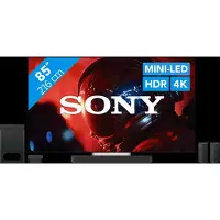Sony Bravia 9 II True RGB 85" (2026) + Bravia Theatre System 6 Zwart