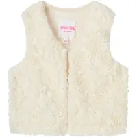Someone YARA-SG-13-M Meisjes Gilet - DARK ECRU