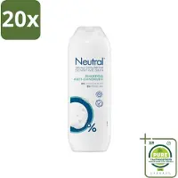 Neutral 20 x - Shampoo - Gevoelige Huid - Anti-Roos - 0% Kleurstof & Parfum - 250 ml - Grootverpakking - Anti-roos Shampoo - Gevoelige Huid - 0% Parfum - 0% Kleurstof - 0% Parabenen