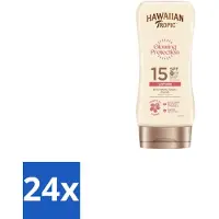 Hawaiian Tropic – Zonnebrand Lotion – Satin Protection Ultra Radiance – SPF - Voordeelverpakking - 24 stuks