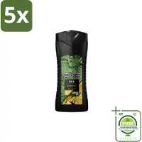 Axe 5 x - Douchegel - Wild - 400 ml - Grootverpakking - Douchegel - Frisheid - Mojito - Cederhout -