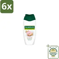 Palmolive Douchecrème Naturals Amandelmelk 250 ml - Voordeelverpakking - 6 stuks - Gevoede huid - Amandelmelk