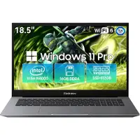 Blackview AceBook 10 - Laptop - 18,5 inch Full HD - 16 GB DDR4 - 512 GB SSD - Intel Pentium Silver N6000 - WiFi 6 - Windows 11 Pro Notebook - Intel Graphics - Grijs