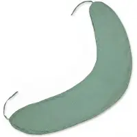 Totsy Baby Hoes voor Zwangerschapskussen 190 cm positioneringskussen volwassenen – lang relaxkussen om te lezen en aan te leunen op bank en bed afneembare hoes met rits comfort Salie Oeko-Tex