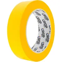 CROP Washi Tape Geel 24mm - per rol