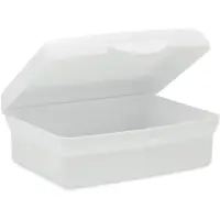 Midocean Lunchbox in PP met kliksluiting. Inhoud: 800 ml. Wit