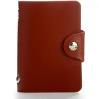 Mundo Luxe Bruine Creditcardhouder | Pasjeshouder | Pasjeshouder etui | Pasjes etui | Wallet | Etui voor pasjes | Visitekaart houder | Bankpas & Creditcard