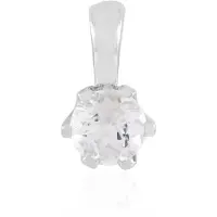 Cavill - Zilveren Hanger met Ronde Danburiet 0,78 ct - 925 Sterling Zilver met Platina Afwerking - Tijdloos & Elegant Mexicaans Edelsteen Sieraad