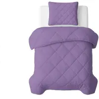 Sleeptime dekbed zonder overtrek incl. kussensloop - Paars - 140x200
