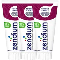 Zendium Sensitive + White Tandpasta - 3 x 75 ml - Voordeelverpakking