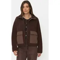 Camel active Kurtka teddy met binnenzak - Maat womenswear-34 - Bruin