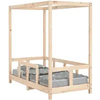 vidaXL Kinderbedframe 70x140 cm massief grenenhout