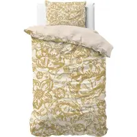 Sleeptime dekbedovertrek Tela - Goud - Microvezel - 140x220