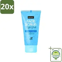 Sence 20 x - Alle Huidtypes - Gezichtsscrub - Exfoliërend - 150 ml - Grootverpakking - Gezichtsscrub - Exfoliëren - Huidverzorging - Huidcellen - Huidtype