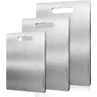 SP Titanium Snijplank - Titanium Snijplankenset - Vaatwasserbestendig - Zilver - 34cm × 23cm × 1cm