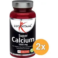 Lucovitaal 2x Super Calcium 1000mg (60 tabletten)
