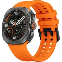 Strap-it Siliconen bandje geschikt voor Samsung Galaxy Watch Ultra 2 (2026) / Ultra (2024/2025) - Oranje