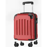 YONSLY Cabinekoffer met Afneembare Wielen - 46x31x20 cm - 25L - Rood