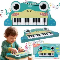 Sarcia.eu Elektronische speelorgeltjes, kikker, kinderpiano, muzikaal speelgoed, speelorgeltjes voor kinderen 18m+