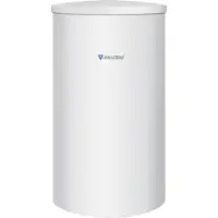 Nefit Bosch buffervat v. lucht of bodem-bron warmtepompen 200L, 75kg staand, zij-aansluitingen zilver