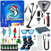 Sonstiges Adventskalender vissen 2026, voor mannen, 24 dagen, visaccessoires, kerstkalender, cadeau