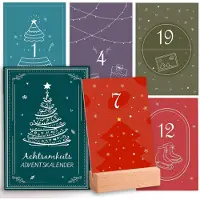 Sonstiges Adventskalender voor vrouwen met 24 mindfulness-oefeningen. Bureaukalender 2026