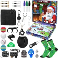 Sonstiges Golf adventskalender 2026 voor mannen, met 24 kerstgeschenken en golfaccessoires