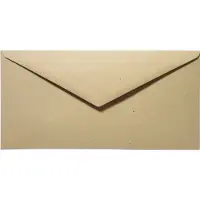 Netuno Ecologische bruine enveloppen A4 - 110 x 220 mm - 25 stuks - NK natgelijmde - 130 gram - Flora -