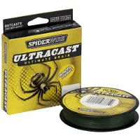 Spiderwire Ultra Cast - Low Vis Green - Gevlochten Lijn - Vislijn - Visdraad - 0.14mm 12.70kg 110m