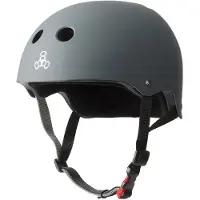 Triple 8 Fahrradhelm - Zertifizierter Sweatsaver - Carbon Ru - - S/M - Fahrradhelme