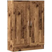 Super Merchant Boekenkast 82,5x30,5x115 cm bewerkt hout oud houtkleurig