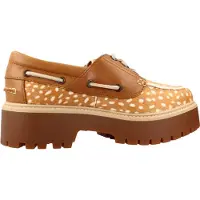 Timberland Mocassins cognac / wit