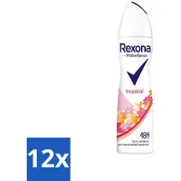 Rexona - Deodorant Spray - Motion Sense - Tropical - Anti-Transpirant & Perspirant - 150ml - Voordeelverpakking - 12 stuks