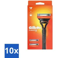 Gillette Fusion 5 scheermesjes – Ergonomisch ontwerp – 2 reservemesjes – Voordeelverpakking – 10 stuks