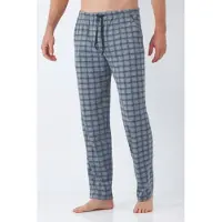 Hajo Premium heren lounge broek jeans gemêleerd - Blauw - Maat - 52