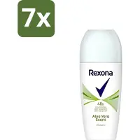 Rexona - Deodorant Roller - Aloe Vera - 0% Alcohol - Anti-Transpirant & Perspirant - 50ml - Bulkverpakking - 7 stuks