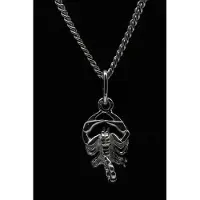 MOOYE ® - Collectie Zilveren Sterrenbeeld Schorpioen ketting hanger - klein
