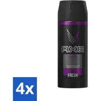 Axe - Deodorant Bodyspray - 48hrs Fresh - Excite - 150 ml - Voordeelverpakking - 4 stuks