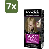 Syoss - Haarverf - Root Touch-up - BR1 Middenblond - 1 Haarkleuring - Bulkverpakking - 7 stuks