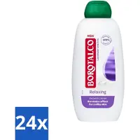 Borotalco 24 x - Douchegel - Relaxing - Lavender & Iris - 250 ml - Douchegel - Lavendel - Iris - Ontspannend - Hydraterend