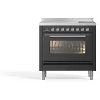 ILVE inductie fornuis 91,1 cm 1 oven mat-grafiet