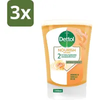 Dettol No-Touch Handzeep Refill Extra Care Honey & Sheabutter 250 ml - Bulkverpakking - 3 stuks
